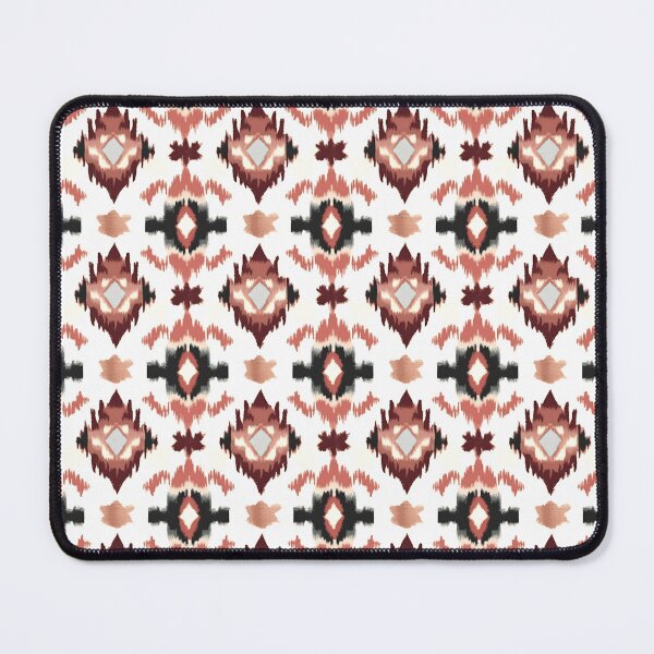 Item preview, Coral Rose Trendy Tribal Ikat Pattern by Bossy Cat Home designed and sold by BossyCatHome.