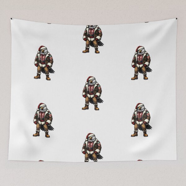 Item preview, Festive Eagle in Santa Outfit designed and sold by KNAA.