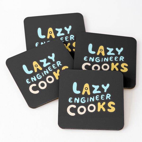 Item preview, Lazy Engineer Cooks designed and sold by MillenniumDrip.