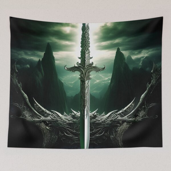 Item preview, Fantasy Fiction - Ancient Dragon Blade designed and sold by Fantasy Masterpiece.