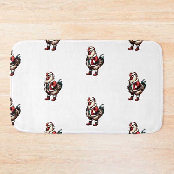 Item preview, Festive Chicken in Santa Outfit designed and sold by KNAA.