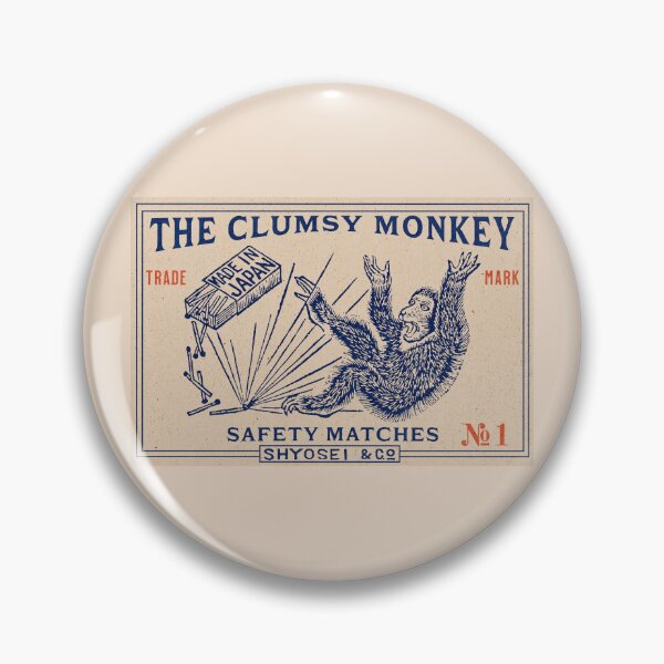 Item preview, The Clumsy Monkey Safety Matches designed and sold by Corinne Alexa Jackson.