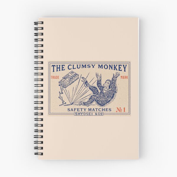 Item preview, The Clumsy Monkey Safety Matches designed and sold by Corinne Alexa Jackson.