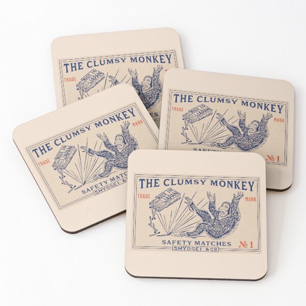 Item preview, The Clumsy Monkey Safety Matches designed and sold by Corinne Alexa Jackson.