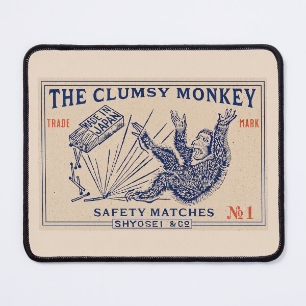 Item preview, The Clumsy Monkey Safety Matches designed and sold by Corinne Alexa Jackson.