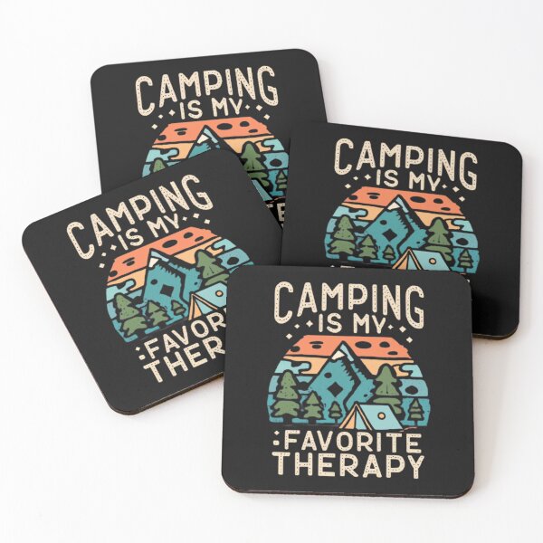 Item preview, Camping Is My Favorite Therapy designed and sold by MillenniumDrip.