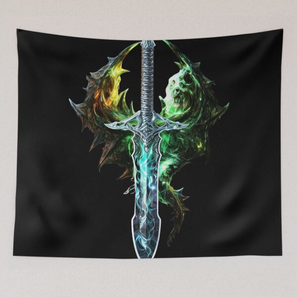 Item preview, Fantasy Fiction - Enchanted Dragon Blade designed and sold by Fantasy Masterpiece.