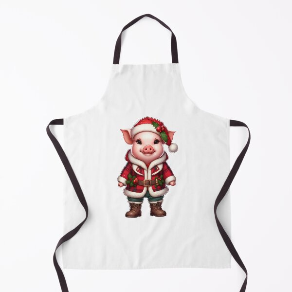Item preview, Holiday Pig in Santa Outfit designed and sold by KNAA.