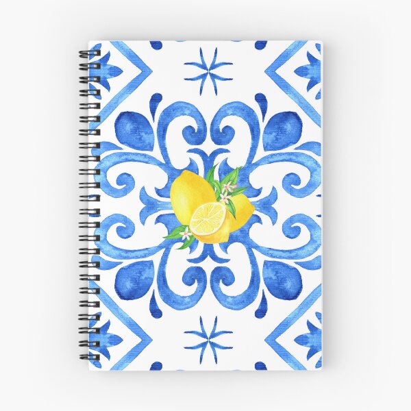 Aperçu de l'œuvre Italian Blue tile créée et vendue par AmyCreats.