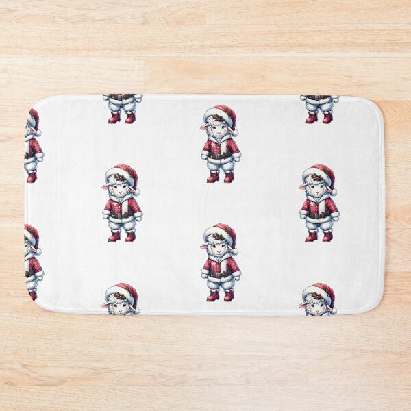 Item preview, Festive Sheep in Santa Outfit designed and sold by KNAA.