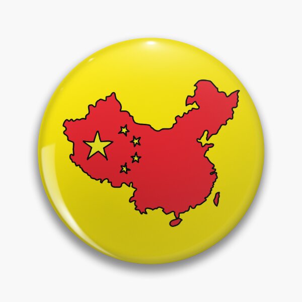 Item preview, China country shape flag designed and sold by Rachael Taylor.