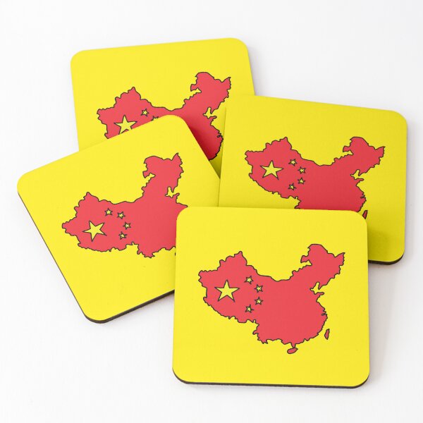 Item preview, China country shape flag designed and sold by Rachael Taylor.