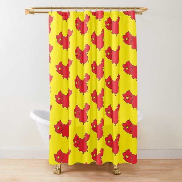 Item preview, China country shape flag designed and sold by zenithcreative.