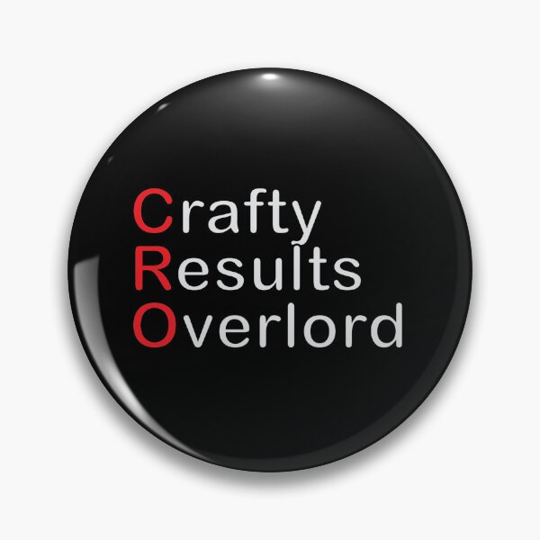 Item preview, Crafty Results Overlord, CRA, juego de palabras de investigación clínica designed and sold by SkitchandSketch.