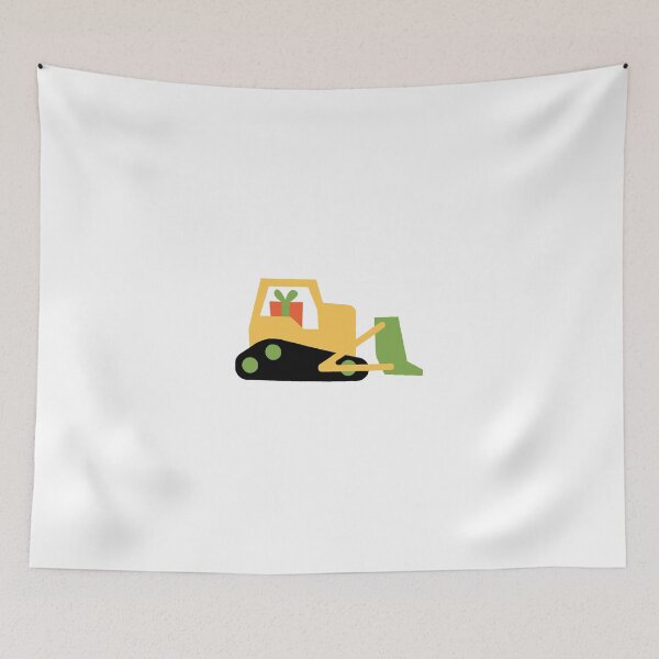 Item preview, Bulldozer with a gift designed and sold by ridnaledesigner.