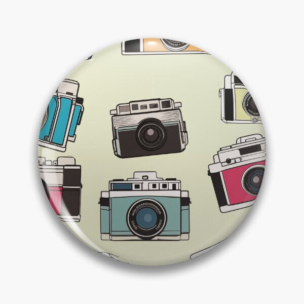 Item preview, Whimsical vintage drawings of 35mm film cameras designed and sold by TheMoxieHouse.