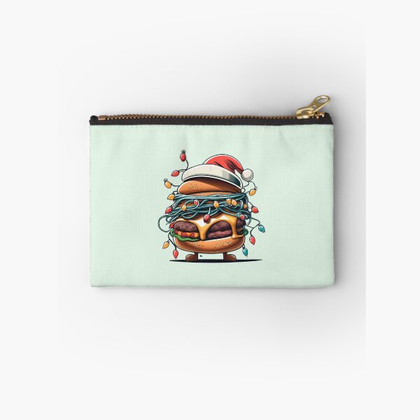 Item preview, Burger With Santa Hat And Christmas Lights designed and sold by Itsheartshop.