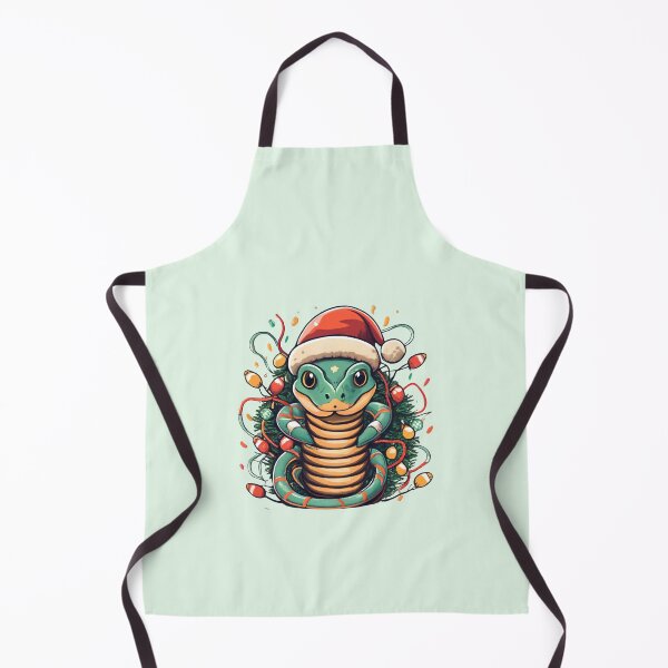 Item preview, Snake With Santa Hat And Christmas Lights designed and sold by Itsheartshop.