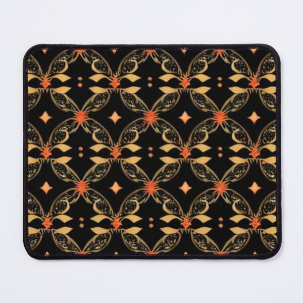 Item preview, Antique gold and orange Indian pattern  designed and sold by Roxburylane.