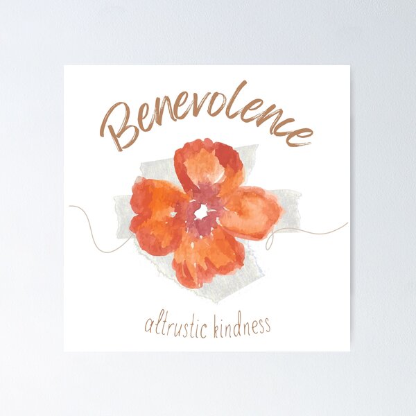 Item preview, Benevolence: Altrustic Kindness | Flower Design designed and sold by FaelynDesigns.