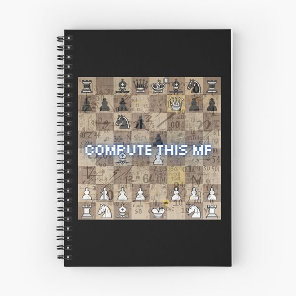 Item preview, Chess Humor - Compute This MF designed and sold by Fantasy Masterpiece.