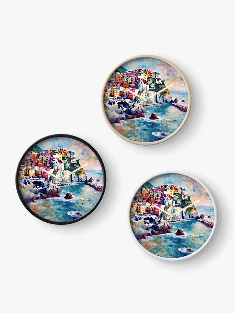 Thumbnail 3 of 4, Clock, Italian Riviera designed and sold by occorocks.