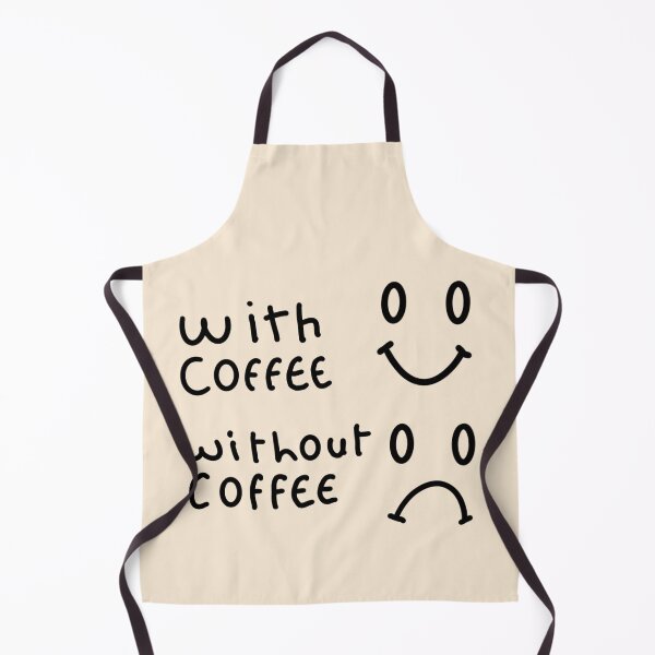 Item preview, with coffee face vs without coffee face designed and sold by CaffeineDose.