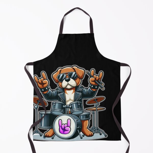 Item preview, Cane Rocker: Ritmo e Vibrazioni Canine sulla Batteria! designed and sold by Arte Cartoon From TagTeam Group.