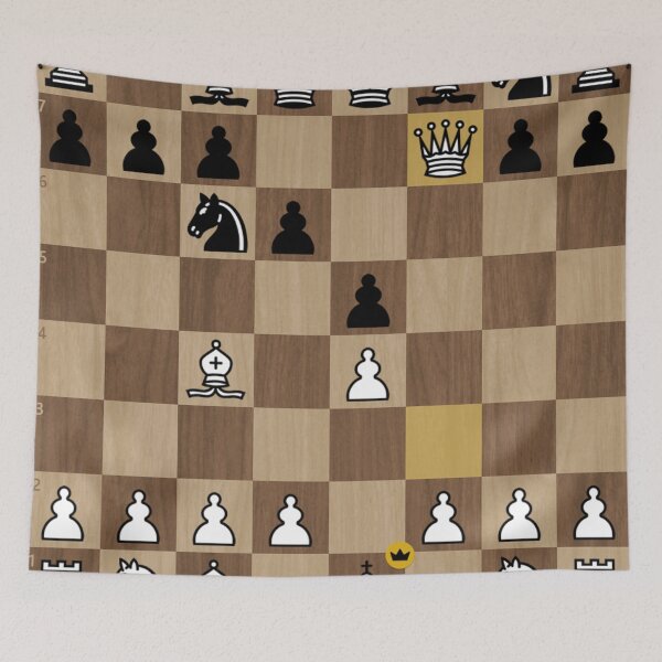 Item preview, Chess Positions - Scholar's Mate designed and sold by Fantasy Masterpiece.