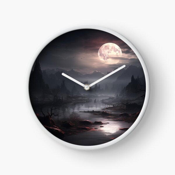 Item preview, Dark Fantasy Landscape - Eerie Nightscape designed and sold by Fantasy Masterpiece.