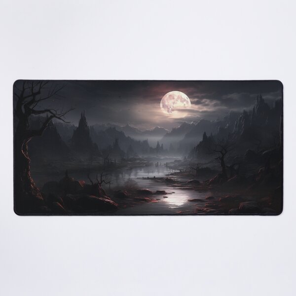 Item preview, Dark Fantasy Landscape - Eerie Nightscape designed and sold by Fantasy Masterpiece.