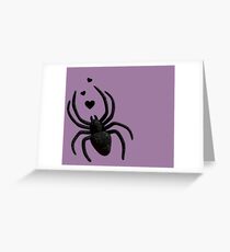 spider love Greeting Card