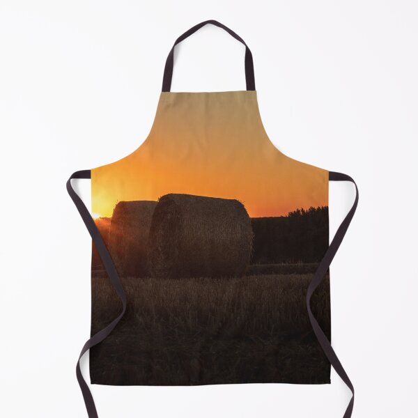 Item preview, Sunset and Hay Bales | Farming | Harvest | Cotswolds designed and sold by Cotswolds Photographer.
