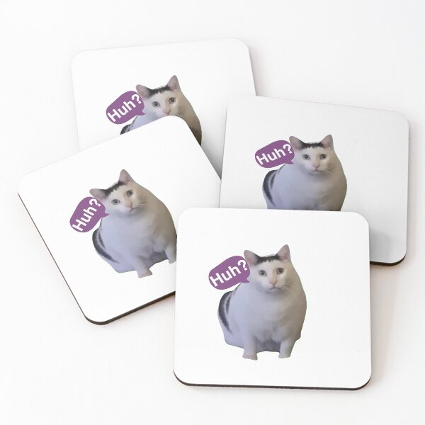 Item preview, Huh Cat Meme Sticker designed and sold by fatmasharif.