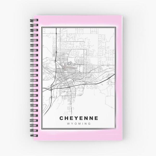 Item preview, Minimalist Cheyenne Map designed and sold by Tamas Das.