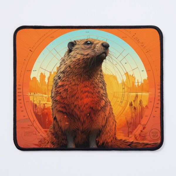 Item preview, groundhogs in spring t-shirts designed and sold by pencil-art98.