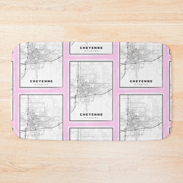 Item preview, Minimalist Cheyenne Map designed and sold by Tamas Das.