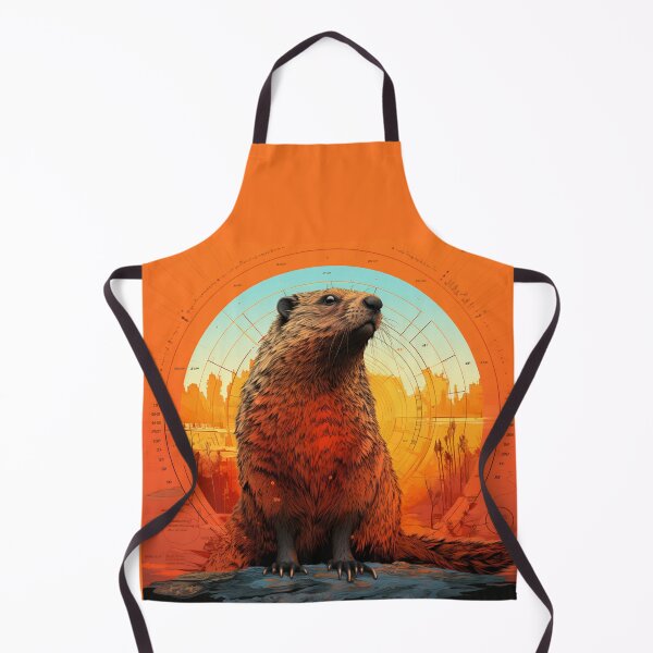 Item preview, groundhogs in spring t-shirts designed and sold by pencil-art98.