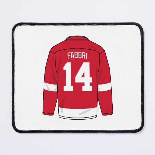 Item preview, Robby Fabbri Detroit jersey designed and sold by Tarroi.