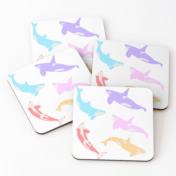 Item preview, Rainbow Orcas designed and sold by APerezDesignsStudio.