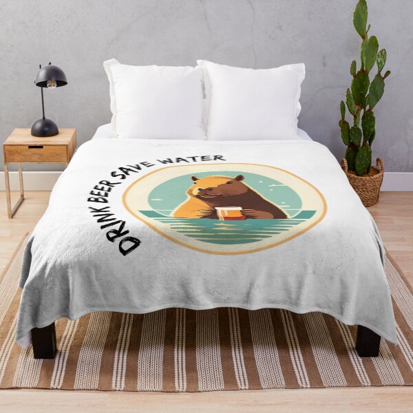 Item preview, Capybara - Drink Beer Save Water designed and sold by kuhlartde.
