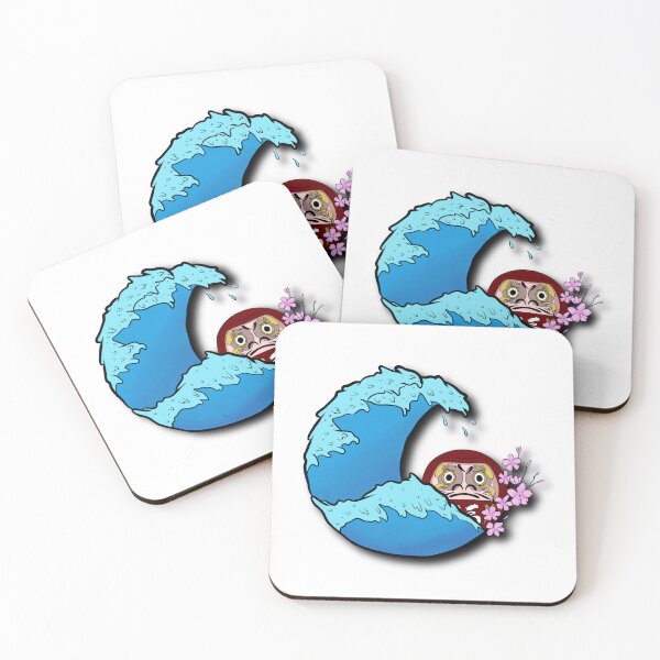 Item preview, Daruma taking a wave designed and sold by fionehneh.