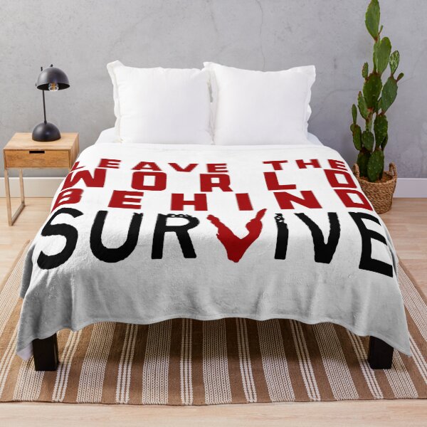 Item preview, Leave The World Behind; Prepper; Survival; designed and sold by StickerApe.
