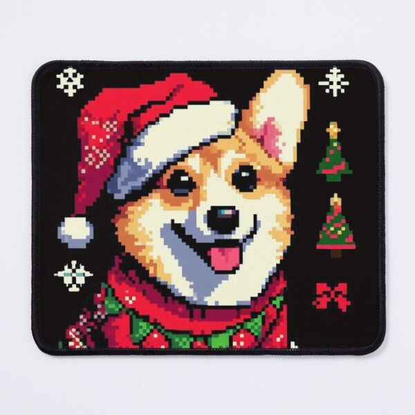 Item preview, Corgi as Christmas Style Pixel Art designed and sold by PaulBlueShop.