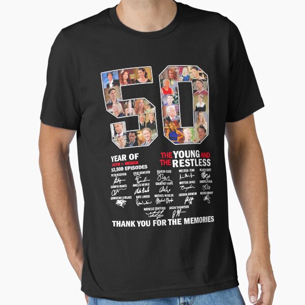 Item preview, 50 Years Of 1973-2023The Young And The Restless Thank You For The Memories Signatures designed and sold by dasfajibe.