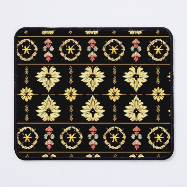 Item preview, Gold and black bejeweled Indian pattern designed and sold by Roxburylane.