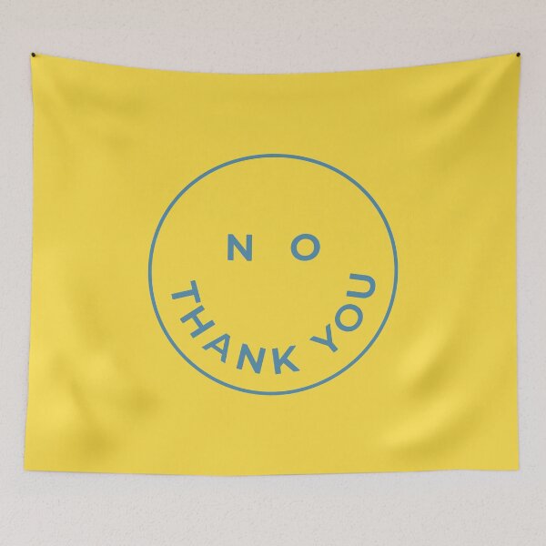 Item preview, no thankyou designed and sold by PricklyPeanut.