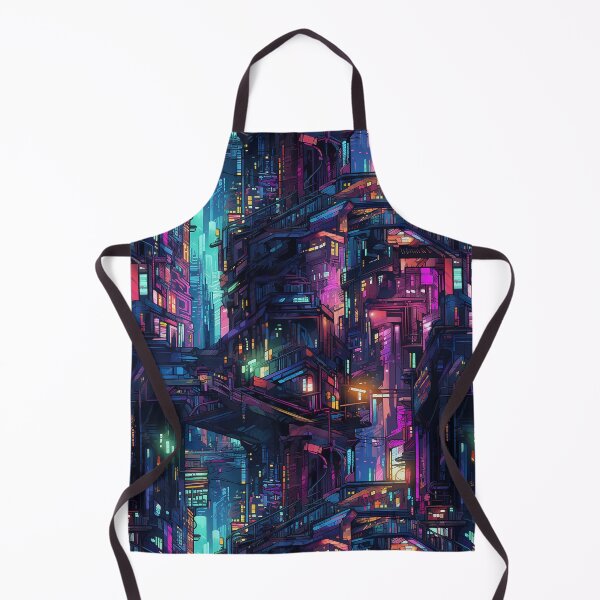 Item preview, Glowing City Neon Noir Cyberpunk Vibes designed and sold by NikkofTime.