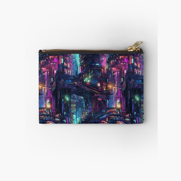 Item preview, Glowing City Neon Noir Cyberpunk Vibes designed and sold by NikkofTime.