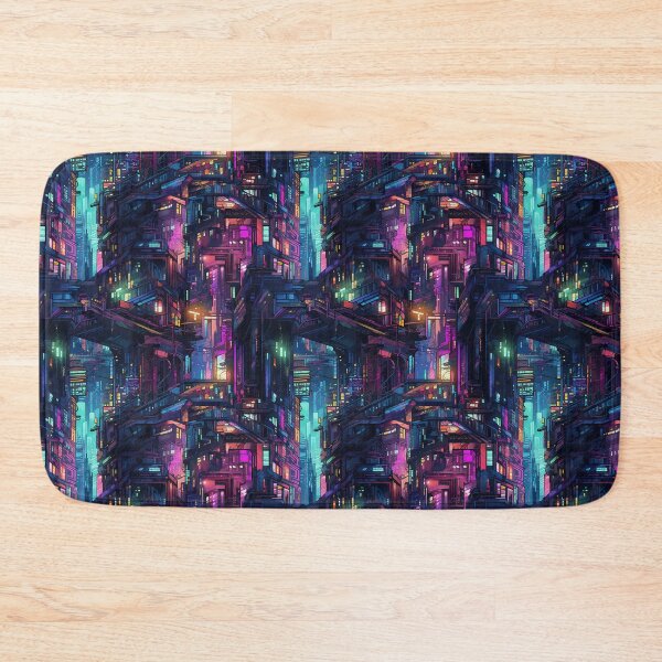 Item preview, Glowing City Neon Noir Cyberpunk Vibes designed and sold by NikkofTime.